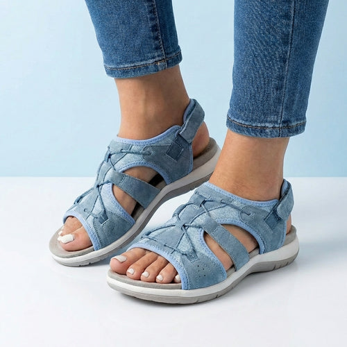 Orthopedic Sport Mesh Sandals - Multi-Strap Adjustable Design for Hallux Valgus