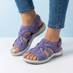 Orthopedic Sport Mesh Sandals - Multi-Strap Adjustable Design for Hammer Toe