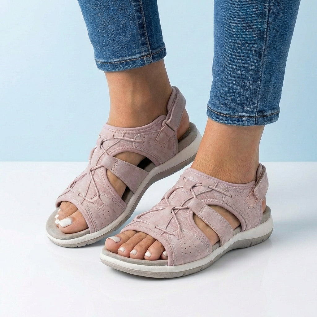 Orthopedic Sport Mesh Sandals - Multi-Strap Adjustable Design for Joint Pain