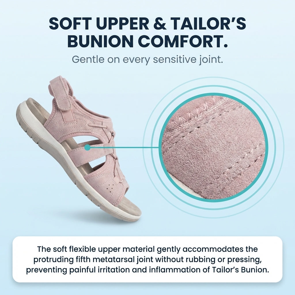 Orthopedic Sport Mesh Sandals - Multi-Strap Adjustable Design for Tailor's Bunion