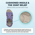 Orthopedic Sport Mesh Sandals - Multi-Strap Adjustable Design for Hammer Toe