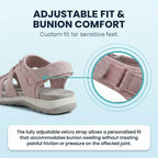 Orthopedic Sport Mesh Sandals - Multi-Strap Adjustable Design for Hallux Valgus