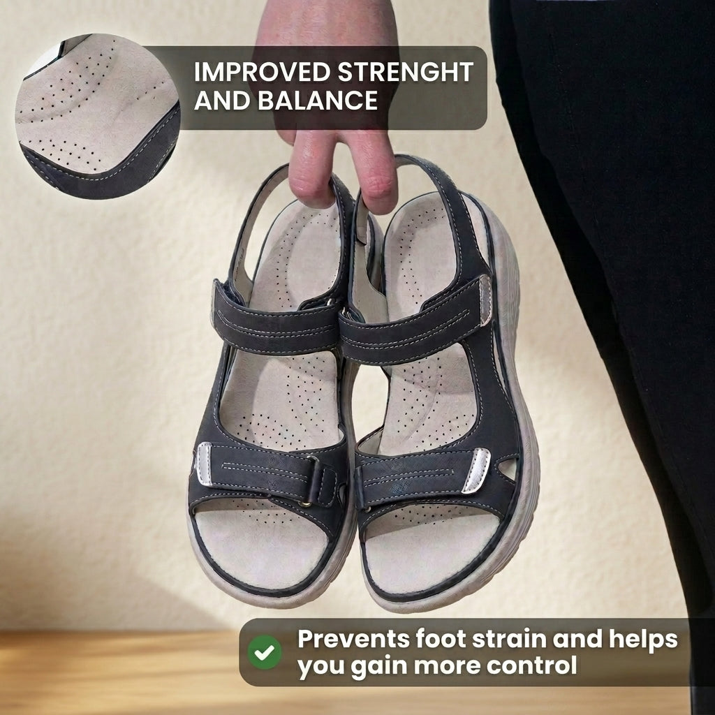 Orthopedic Sport Mesh Sandals - Multi-Strap Adjustable Design